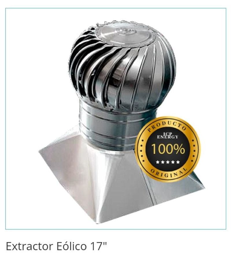 EXTRACTOR EOLICO DE 17 PULGADAS
