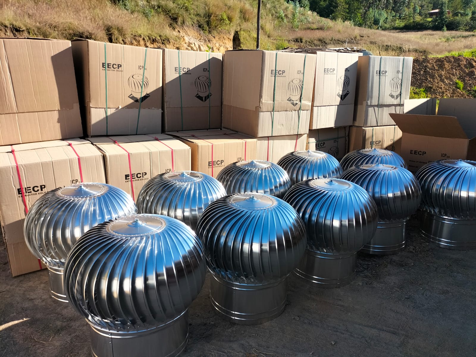 Inventario de extractores eólicos ICP Energy